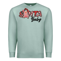 Seafoam Christmas Santa Baby Premium Sweatshirt - RanaPortraitStore