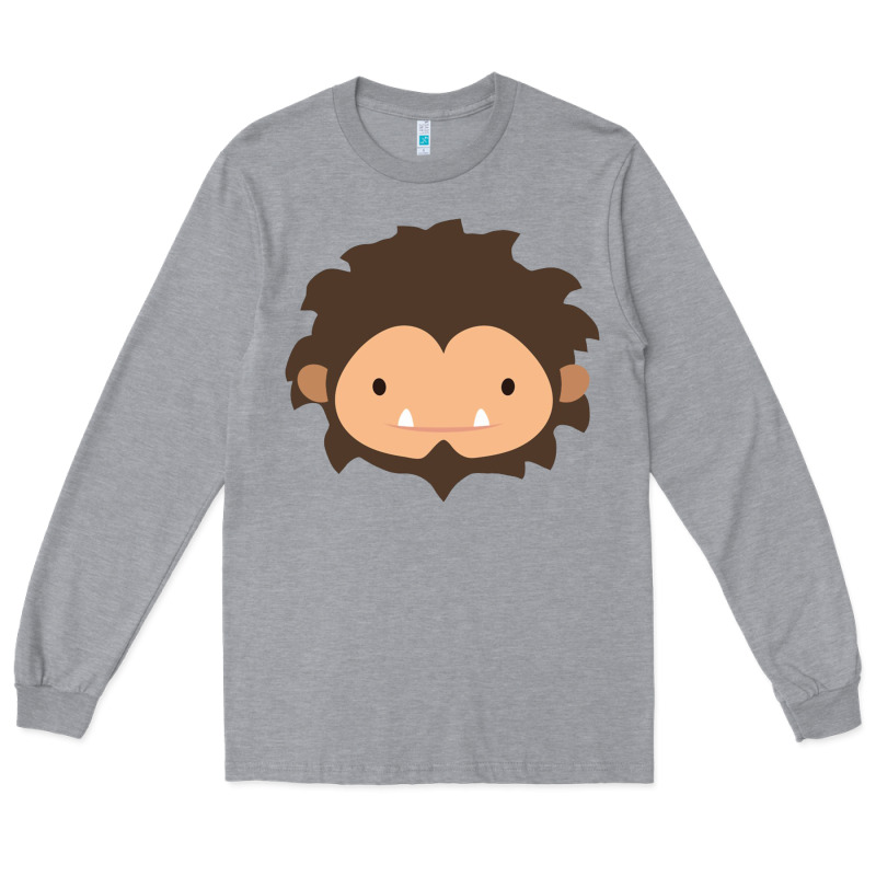 Sneaky Sasquatch Big Head Long Sleeve Tee by linhVisuals | Teevron