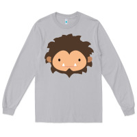 Moon Dust Sneaky Sasquatch Big Head Long Sleeve Tee - linhVisuals