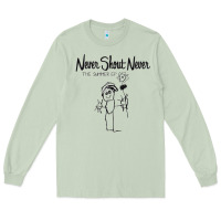 Matcha Never SHOUT Never Long Sleeve Tee - linhVisuals