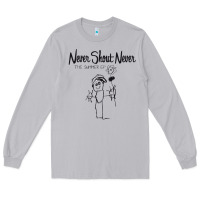 Moon Dust Never SHOUT Never Long Sleeve Tee - linhVisuals