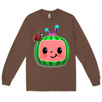 Chestnut cocomelon, kids, kindergarten, kids songs Long Sleeve Tee - linhVisuals