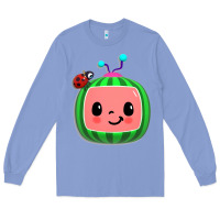 Colony Blue cocomelon, kids, kindergarten, kids songs Long Sleeve Tee - linhVisuals