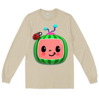 Mushroom cocomelon, kids, kindergarten, kids songs Long Sleeve Tee - linhVisuals