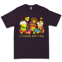 Plum It's Game Day Y'all Softball Coffee Cups Premium Tee - FaDigitalArtStudio