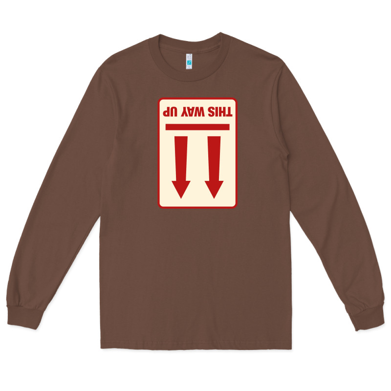 This Way Up Long Sleeve Tee by linhVisuals | Teevron