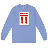 Colony Blue this way up Long Sleeve Tee - linhVisuals