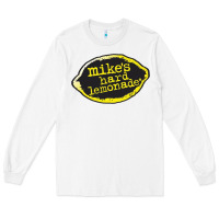 White Mikes Harder Long Sleeve Tee - linhVisuals