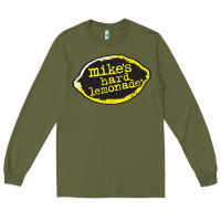 Army Green Mikes Harder Long Sleeve Tee - linhVisuals