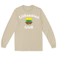 Mushroom lucky lithuanian irish flag shamrock leaf st patricks day Long Sleeve Tee - linhVisuals