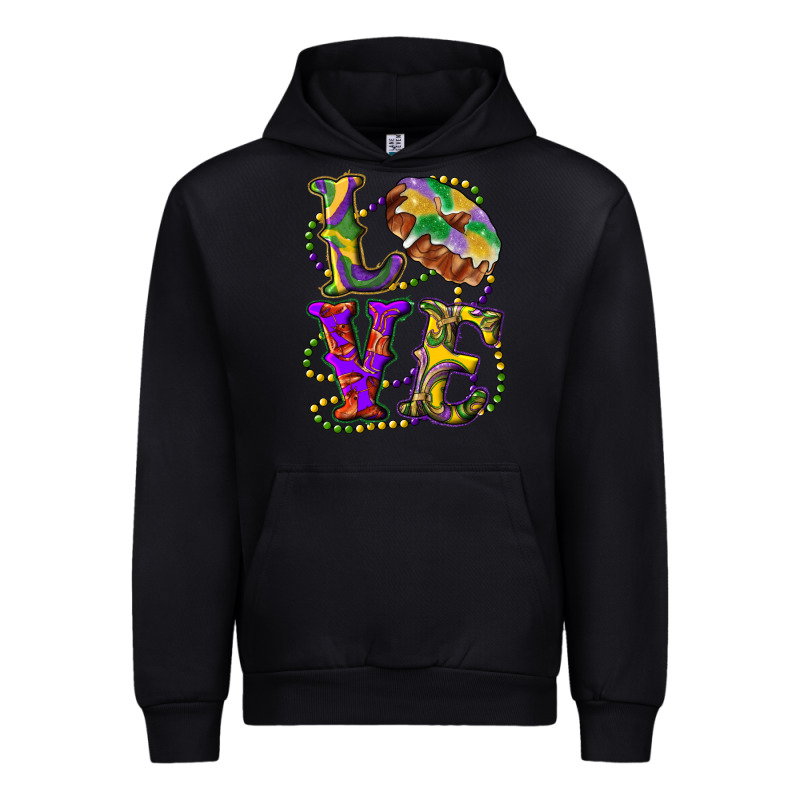 Mardi Gras Love With King Cake Urban Hoodie by RanaPortraitStore | Teevron