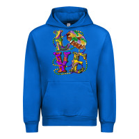 Cobalt mardi gras love with king cake Urban Hoodie - RanaPortraitStore