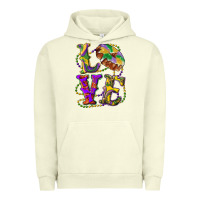 Pigment Pistachio mardi gras love with king cake Urban Hoodie - RanaPortraitStore