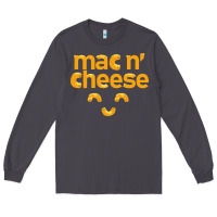 Smoke mac n' cheese funny macaroni with cheese lover gift Long Sleeve Tee - linhVisuals