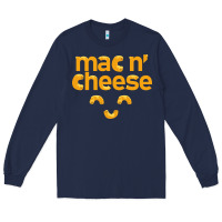 Navy mac n' cheese funny macaroni with cheese lover gift Long Sleeve Tee - linhVisuals