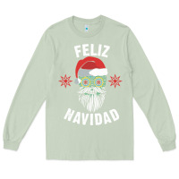 Matcha mexican christmas sugar skull feliz navidad spanish speaking xmas gift Long Sleeve Tee - linhVisuals