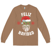 Toasted Coconut mexican christmas sugar skull feliz navidad spanish speaking xmas gift Long Sleeve Tee - linhVisuals