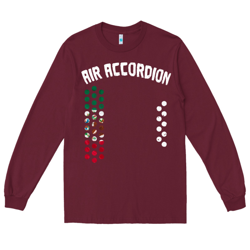 Mexican Flag Air Accordion Music Instrument Lover Gift Long Sleeve Tee by linhVisuals | Teevron