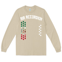 Mushroom mexican flag air accordion music instrument lover gift Long Sleeve Tee - linhVisuals