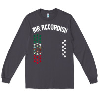 Smoke mexican flag air accordion music instrument lover gift Long Sleeve Tee - linhVisuals