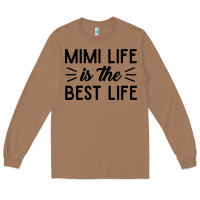 Toasted Coconut mimi life is the best life blessed grandma mom cute gift Long Sleeve Tee - linhVisuals