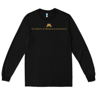 Black University of Minnesota Crookston, apparel Long Sleeve Tee - linhVisuals