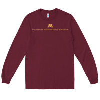 Burgundy University of Minnesota Crookston, apparel Long Sleeve Tee - linhVisuals