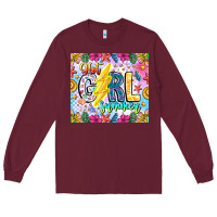 Burgundy hot girl summer Long Sleeve Tee - CowhideDigitalArt