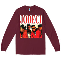 Burgundy jodeci Long Sleeve Tee - linhVisuals