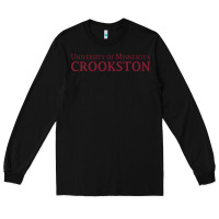 Black University of Minnesota Crookston, apparel Long Sleeve Tee - linhVisuals