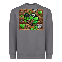Storm st patricks day hearts Heavyweight Sweatshirt - Jasminsmagicworld