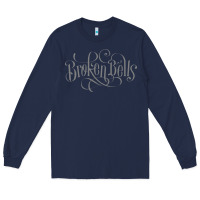 Navy broken bells Long Sleeve Tee - linhVisuals