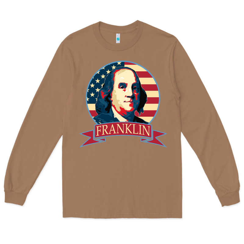 Benjamin Franklin Long Sleeve Tee by linhVisuals | Teevron