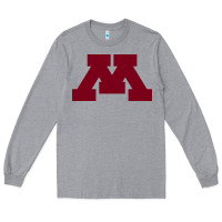 Heather Grey university of minnesota, Apparel Long Sleeve Tee - linhVisuals