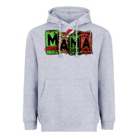 Heather Grey Christmas mama Heavyweight Hoodie - Jasminsmagicworld