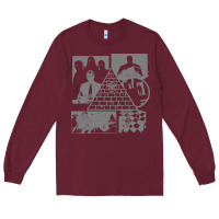 Burgundy gurps illuminati classic Long Sleeve Tee - linhVisuals