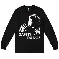 Black safety dance Long Sleeve Tee - linhVisuals
