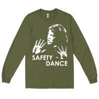 Army Green safety dance Long Sleeve Tee - linhVisuals