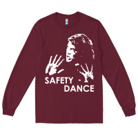 Burgundy safety dance Long Sleeve Tee - linhVisuals