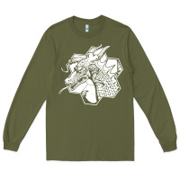Army Green the fantasy trip megahex dragon Long Sleeve Tee - linhVisuals