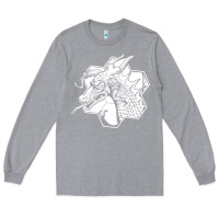 Heather Grey the fantasy trip megahex dragon Long Sleeve Tee - linhVisuals