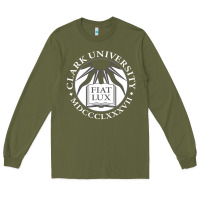 Army Green clark university Long Sleeve Tee - linhVisuals