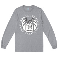 Heather Grey clark university Long Sleeve Tee - linhVisuals