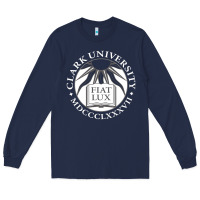 Navy clark university Long Sleeve Tee - linhVisuals