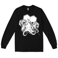 Black the fantasy trip  octopus Long Sleeve Tee - linhVisuals