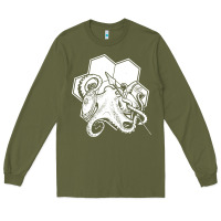 Army Green the fantasy trip  octopus Long Sleeve Tee - linhVisuals