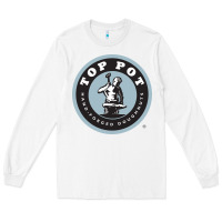 White top pot doughnuts Long Sleeve Tee - linhVisuals