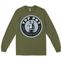 Army Green top pot doughnuts Long Sleeve Tee - linhVisuals