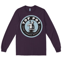 Plum top pot doughnuts Long Sleeve Tee - linhVisuals