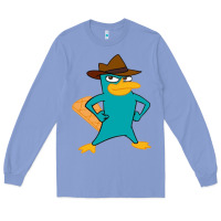 Colony Blue phineas and ferb, agent p, perry the platypus Long Sleeve Tee - linhVisuals